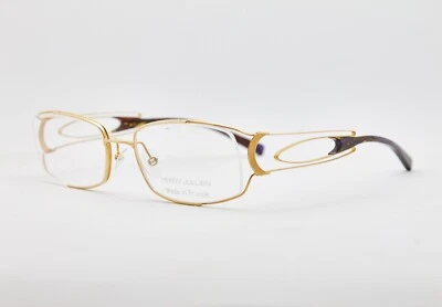 Henry Jullien Vibration Vintage Gold plated Glasses  Frame Made in France 80s Foto 1 de 4