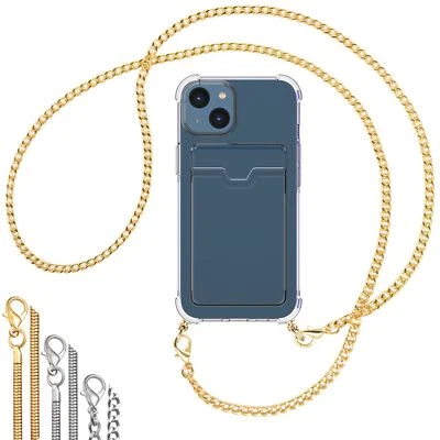 Collana (M) per Apple iPhone 15 Cover protettiva Custodia con cordino - Immagine 1 di 4