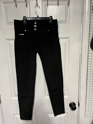 Pantalones Freddy WR.UP 7/8 en Negro Mujer Pantalón Grande Botín Modelador Italia Nuevos con Etiquetas Foto 1 de 4