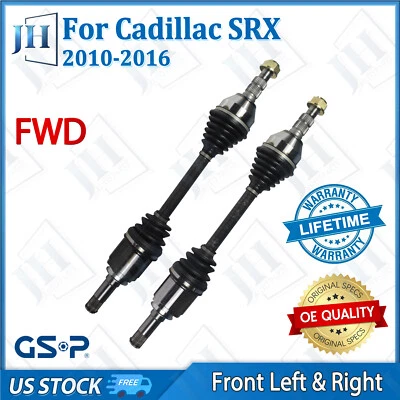 OE Front Pair CV Axle Shaft Set For 2010-2016 Cadillac SRX V6 3.0L 3.6L FWD - Изображение 1 из 4