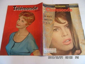 CINEMONDE N°1285 26/3/1959 BARDOT J.HUET M.LANZA P.PETIT M.VLADY KAI FISCHER  K6 - Picture 1 of 1