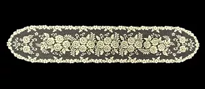 Lace Table Runner Ecru 13" x 72" Victorian Rose Dining Room Livingroom Bedroom - Picture 1 of 3