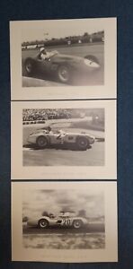 Set of 3 Jarrotts Prints, Mercedes Benz 1954 & 1956 and Maserati 1956, 16 x 12"