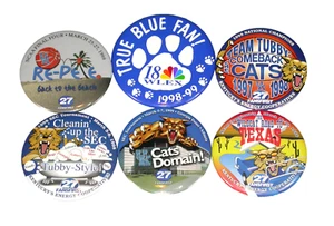 Vtg Lot UK Kentucky Wildcats Basketball Buttons Pinbacks 1997 1998 1999 HTF - Picture 1 of 6