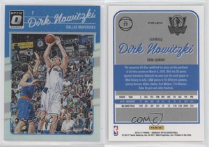 2016-17 Panini Donruss Optic Holo Silver Prizm Dirk Nowitzki #77 HOF