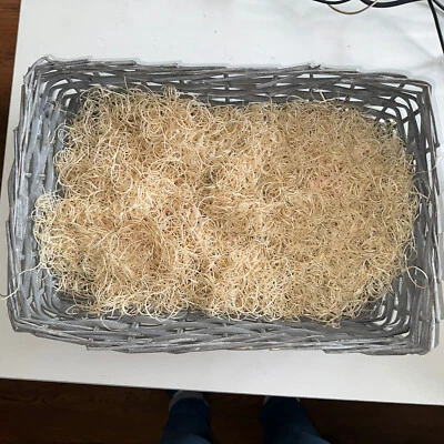Gift Basket Empty but with straw packaging - Image 1 of 4