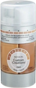 Revlon Custom Creations Foundation SPF 15 060 Deep/Foncé Adjustable Shade 1 Oz - Picture 1 of 1