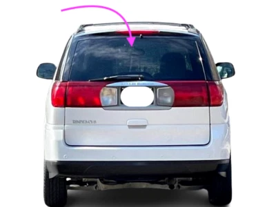 Fits: 2002-2007 Buick Rendezvous 4D SUV Back Window Glass/Heated, W/Wiper Hole - Image 1 of 4