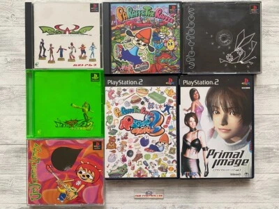 SONY PS 1  2 Bust A Move & PaRappa the Rapper & Um Jammer & vib-ribbon & Primal - Image 1 of 4
