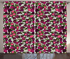 Botany Curtains Pinkish Blackberries Pattern