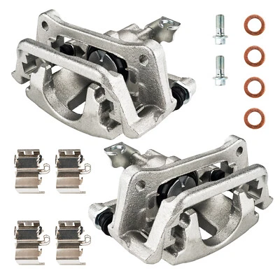 Rear Brake Calipers w/ Bracket Pair 2 for Ram C/V 2012-2017 Dodge Grand Caravan - Image 1 of 4