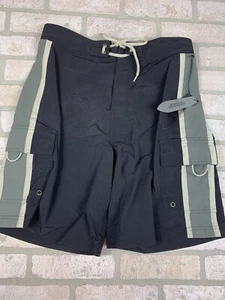 Nuevo con etiquetas Bañador Pantalones Cortos de Natación Roundtree & Yorke Negros 32x8 para Hombres - Imagen 1 de 3