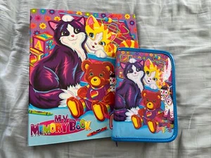 VTG Lisa Frank Playtime Kitten Agenda Mini Binder Organizer Planner My Memory - Picture 1 of 18