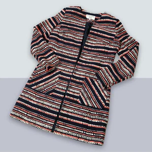 Gorgeous Helen Berman Collarless Edge to Edge Jacket Size Small - Picture 1 of 9
