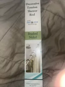 Moen TR1000 44""72"" verstellbare Spannung Duschstange gebürstetes Nickel mit FASTLOCK - Bild 1 von 4