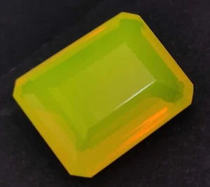 Natural 161.05Ct Emerald Yellow CertifiedOpal Welo Australian Untreated Gemstone - Picture 1 of 8