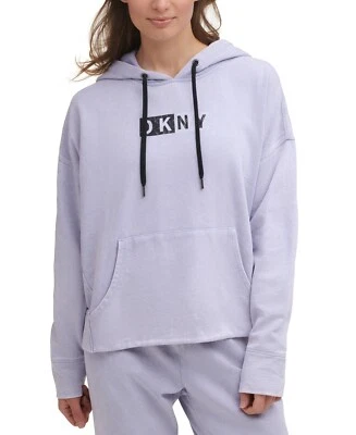 MSRP $80 Dkny Sport Women's Cotton Logo Graphic Hoodie Size XL (STAINED) - Изображение 1 из 2