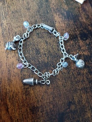 Bracelet avec breloques, Harry Potter,couleur argentée - Photo 1/4
