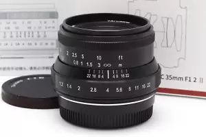 7artisans Photoelectric 35mm f1.2 II Lens for FUJIFILM X (Black) with Box #46796 - Picture 1 of 9
