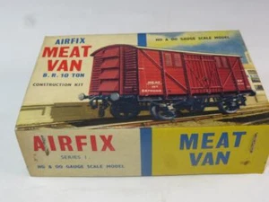 KIT DE FERROCARRIL MODELO AIRFIX HO/OO vagón de carne sin hacer en caja rara tipo 2 - Imagen 1 de 4