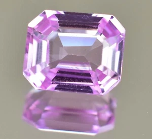 Flawless 4.60 Ct Natural Mogok Pink Ruby Emerald Cut Certified Loose Gemstone - Bild 1 von 10