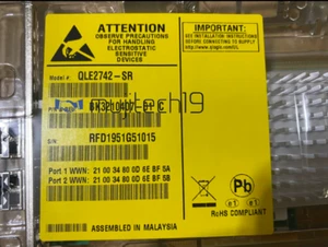 QLOGIC QLE2742 DELL 32GB FC 2P PCIE HBA ADAPTER QLE2742-DELL 0T3TK5 05H4YH - Picture 1 of 3