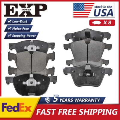 Front & Rear Ceramic Brake Pads Kit for 2003 2004 2005 2006 - 2014 Volvo XC90 - Image 1 of 4