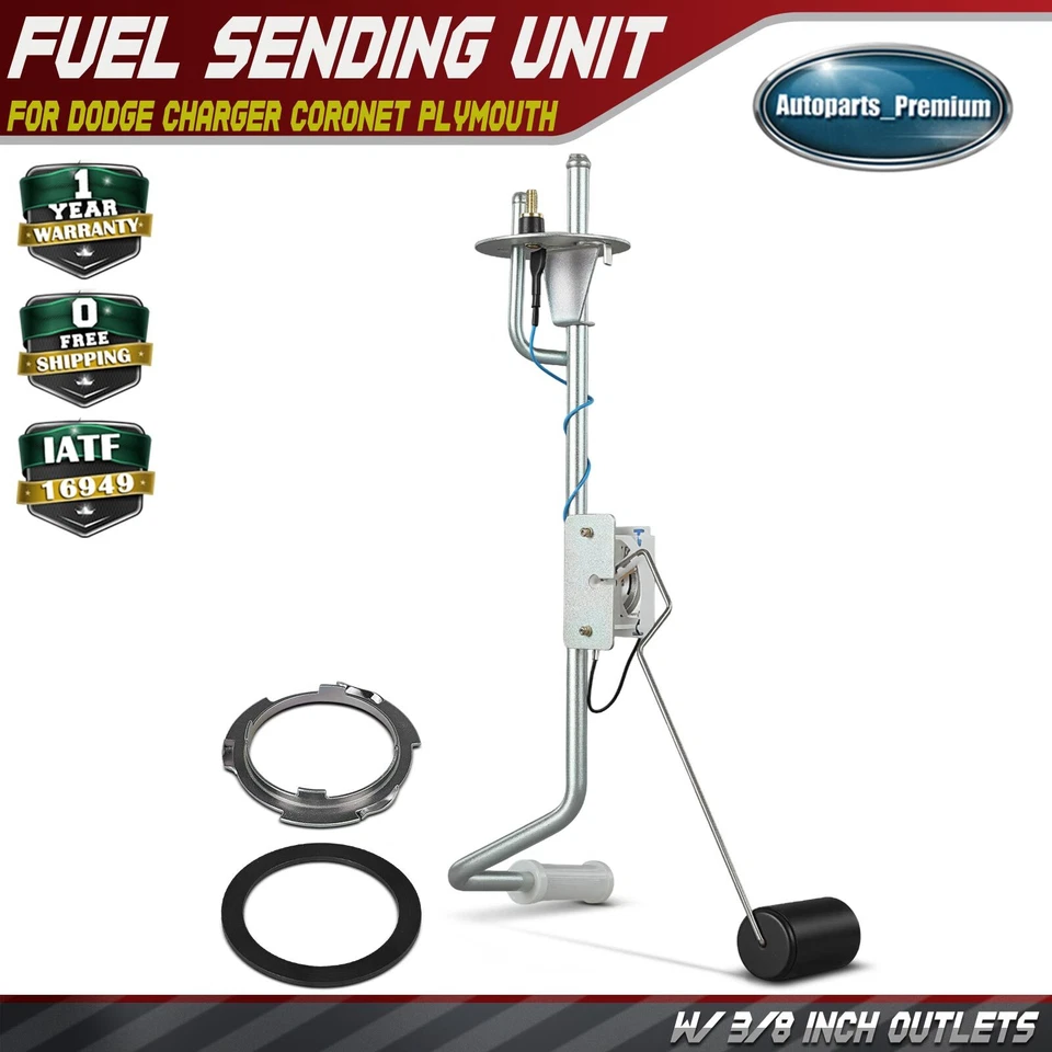 Unidad de envío de tanque de combustible con tomas de 3/8 pulgadas para Dodge Charger Coronet Plymouth Foto 1 de 4