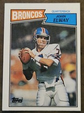 1987 Topps #31 John Elway Football card Denver Broncos! HOF!