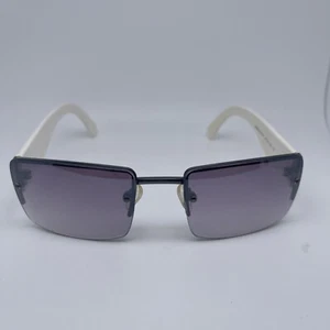 CABOUCHON Ladies Rect Vintage Designer Sunglasses French Rhinestones 1980s G12 - Picture 1 of 14