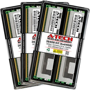 384GB 6x 64GB PC3L-10600L LRDIMM Supermicro X9DB3-TPF X9DBS-F X9SRL-F Memory RAM - Picture 1 of 5
