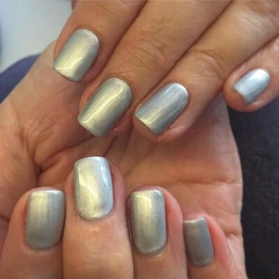 CND Shellac Silver Chrome 7,3 ml Neu Nagellack Top Super Qualität UV LED Gel - Bild 1 von 4