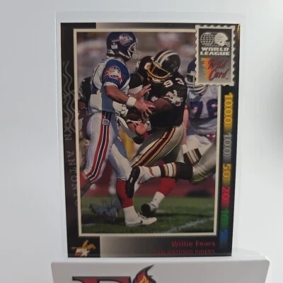 1992 Wild Card World League - #18 Willie Fears San Antonio Riders - Image 1 of 4