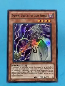 Yu-Gi-Oh! Snoww, Unlight of Dark World SDGU-EN002 1. Auflage super selten neuwertig - Bild 1 von 2