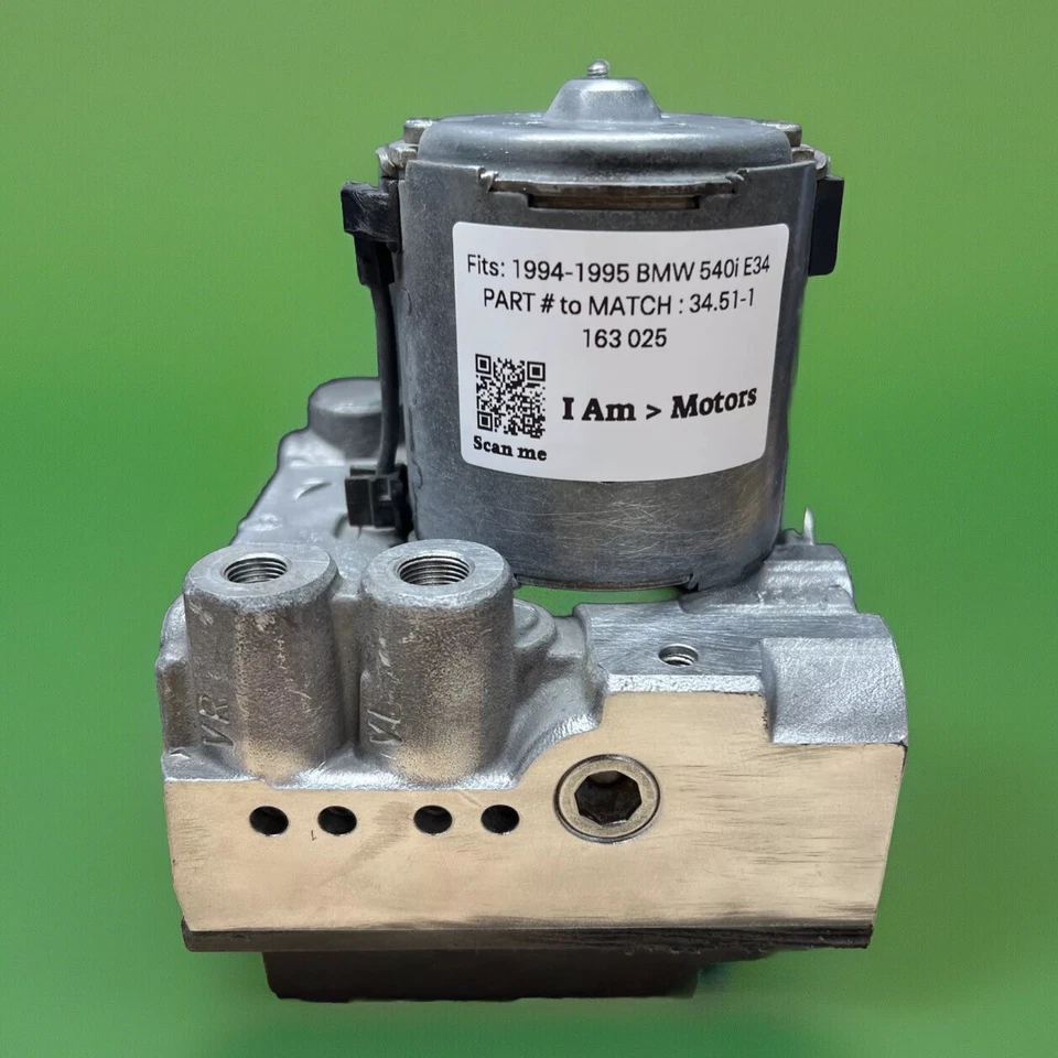 Módulo de bomba de freno ABS reacondicionado 1994 1995 BMW 540i E34 | 34,51-1 163 025 Foto 1 de 4