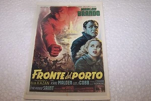 CINEMA - FRONTE DEL PORTO - cartolina vintage - cm 10,1 x 14,6 - - Picture 1 of 1