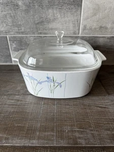 Vintage CorningWare Shadow Irish Casserole Dish W/ Lid 10”X10”X4” - Picture 1 of 7