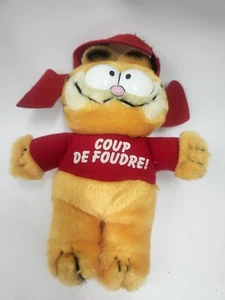 Vintage 1981 Dakin Garfield Valentines Day Love Struck (In French) Plush  - Picture 1 of 4