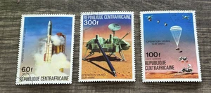 3 Republique Centrafricaine  60F-100F-300F  stamps   #rep-1 - Picture 1 of 2