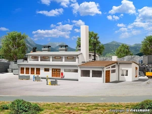 N Scale Buildings - 47900 - N/Z Concrete factory - Kit - Picture 1 of 2