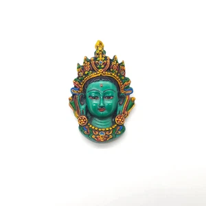 Painted Tara Mask - Picture 1 of 3