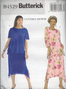 4529 BUTTERICK WOMENS/PETITE TOPS & SKIRT SZ 18W-24W - Picture 1 of 1