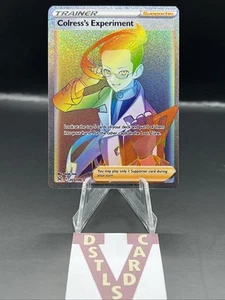 Pokemon Lost Origin - COLRESS'S EXPERIMENT 205/196 Rainbow Secret Rare - Foto 1 di 3