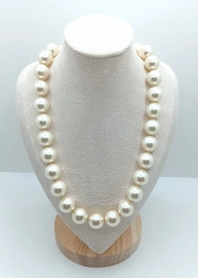 collana di perle vintage chiusura argento 925 - Immagine 1 di 4