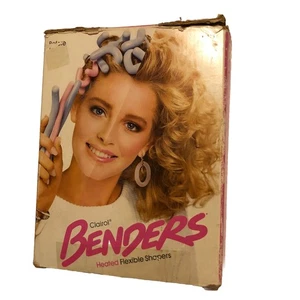 Rizadores flexibles térmicos Clairol Benders Hot Rollers 1985 vintage - probados funciona - Imagen 1 de 13