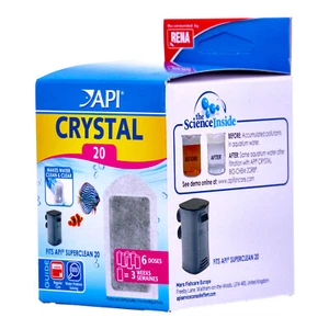 Cartucho de repuesto removedor de olor a carbono de resina de medio filtro API Crystal 20 - Imagen 1 de 7