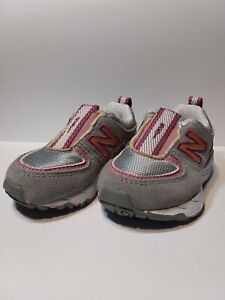 New Balance "Running Shoes 551" Gray/ Pink Toddler Girls Size 3.