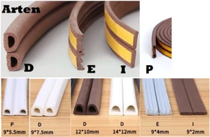 D Type 9*7.5mm Fensterdichtung/Gummidichtung/Türdichtung für optimalen Schutz 2m - Bild 1 von 9