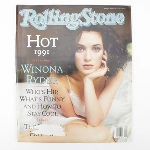 Rolling Stone Magazine Issue 604 May 16,1991 Winona Ryder - Picture 1 of 3