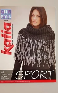 Katia Pattern Book #71 Sport 45 Patterns English & Spanish Jumpers Ponchos Etc - Picture 1 of 1